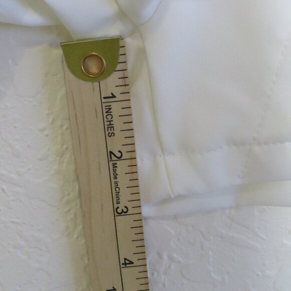 Boohoo* Women's Button Detail Backside Half Zip Wrap Front Ivory Skort~ Size 10 - Picture 10 of 13